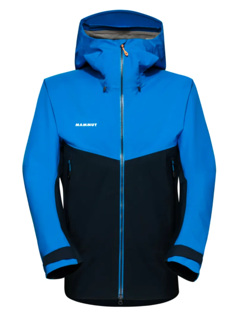 Mammut Mens Crater HS Hooded Jacket Marine/Ice